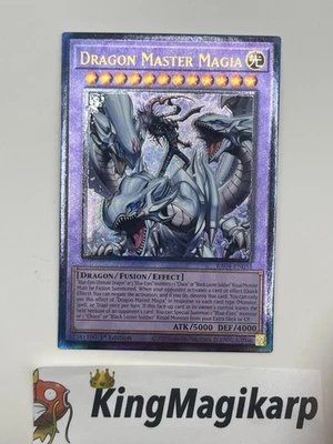 1st Edition Ultimate Rare Dragon Master Magia RA04 EN055 Qtr. Century Stampede - Image 1 of 2