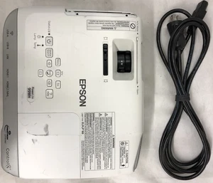 EPSON PowerLite 99WH H686A Projector 3LCD WXGA HDMI - 1167 LAMP HOURS - Picture 1 of 4