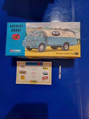 Corgi Archive BEDFORD S Tanker - LECHE (20202) Edición Limitada Foto 1 de 2