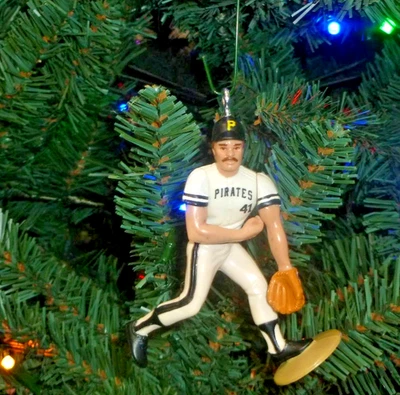 MIKE DUNNE Pittsburgh Pirates Christmas Tree Ornament #41 baseball - Image 1 of 2