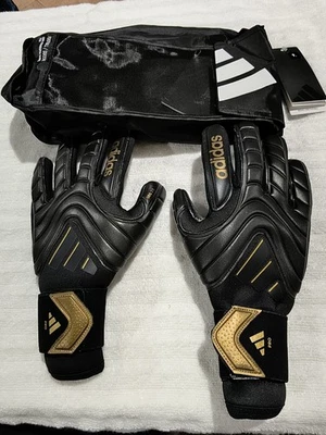 Guantes de fútbol de portero Adidas Copa Pro "negro/dorado" IX3828 talla 9 Foto 1 de 4