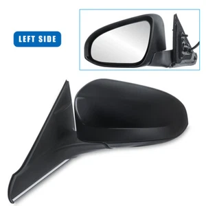 Left Driver Side Mirror Power Heated Glass For 2015 Toyota Camry Sedan Black - Picture 1 of 8