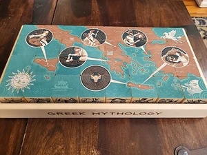 Uncle Goose Wooden Greek Mythology Blocks With Basswood Tray EUC Solid Wood - Picture 1 of 14