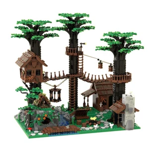 Juego de bloques de construcción Forestmen’s Headquarters sin usar, en caja, estilo medieval hágalo usted mismo ladrillos juguete - Imagen 1 de 4