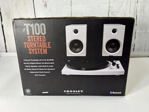 RARE DANCING WITH THE STARS CROSLEY T100A 2SP BLUETOOTH TURNTABLE RECORD PLAYER - Picture 1 of 17