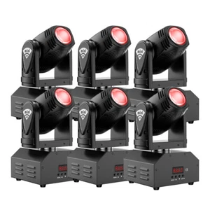 U`King 6X 100W LED Mini Moving Head Stage Light DMX Beam Spot Light for DJ Disco - Picture 1 of 16