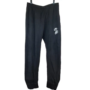 Nike Sportswear World Tour Fleece Jogger Sweatpants Black Mens Medium DD0884-010 - Picture 1 of 8