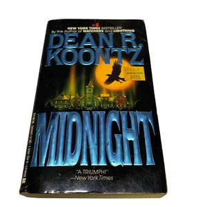 DEAN R. KOONTZ Midnight Book 1989 Berkley Book Vintage DEAN R. KOONTZ Vtg Horror - Picture 1 of 10