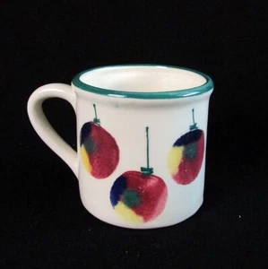 Hartstone Keramik Feiertage Weihnachtsschmuck großer Kaffeebecher Vintage 16 Unzen - Bild 1 von 4