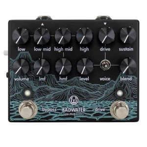 Walrus Badwater: Bass Pre-Amp D.I. Guitar Effects Pedal - Picture 1 of 5