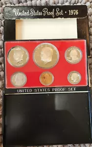 1976-S U.S. Clad Proof Set: Complete 6-Coin Set, Original Packaging - Picture 1 of 4
