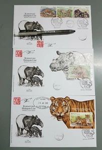 NOT clear Autograph Concordant Wildlife Conservation Malaysia 2019 FDC Cover - Picture 1 of 1