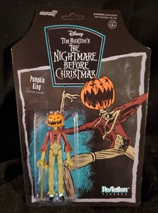 NIGHTMARE BEFORE CHRISTMAS - 4.25" PUMPKIN KING Action Figure / ReAction Super 7 - Picture 1 of 3