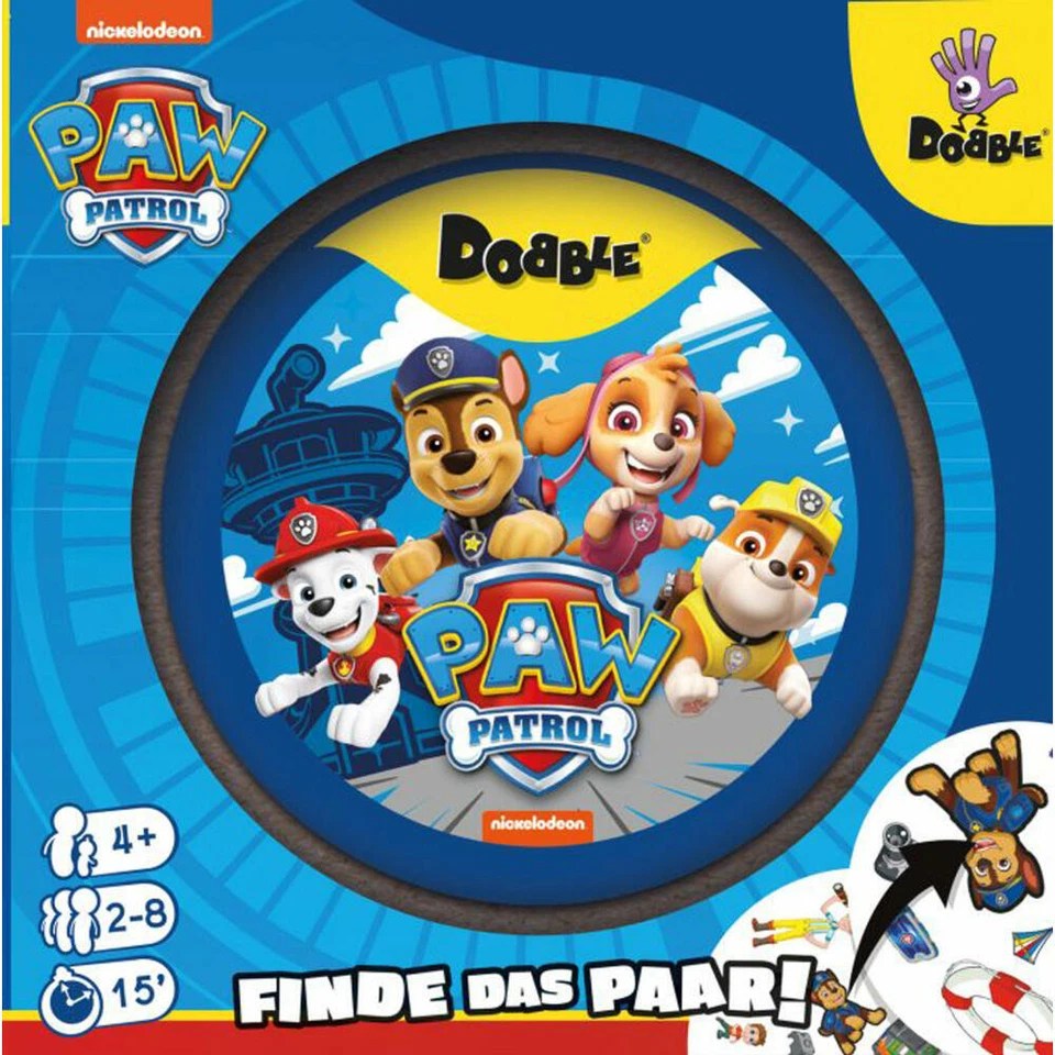 Asmodee Dobble Paw Patrol Kartenspiel Kinderspiel Gesellschaftsspiel ab 4 Jahren - Bild 1 von 1