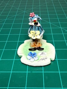 Lino Zampiva Porzellan Figur - Clown mit Blumen - Made in Italy - Bild 1 von 6