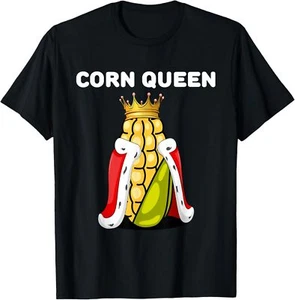Corn Queen Gear Womens Corn Apparel Cute Cob Sweetcorn Corn T-Shirt Hoodie - Picture 1 of 15