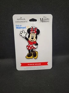 Hallmark Disney Minnie Mouse Árbol de Navidad Adorno Plano Irrompible Nuevo con Etiquetas Nuevo - Imagen 1 de 3