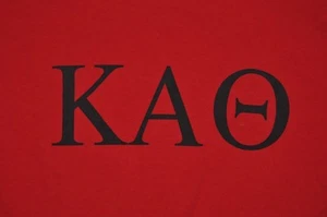 t-shirt small kappa alpha theta sorority u of missouri 17.5 inches pit to pit - Picture 1 of 5