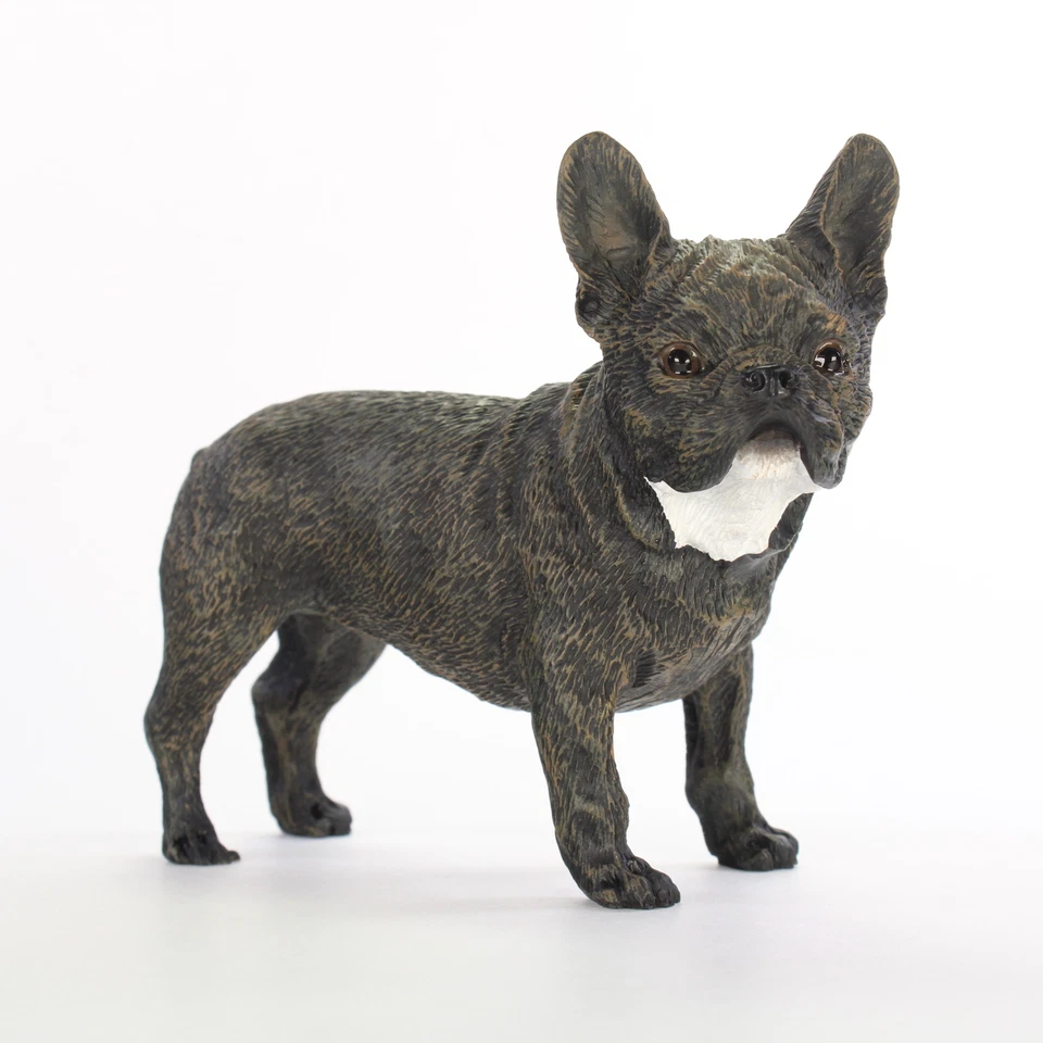 Estatuilla Bulldog Francés Estatua Coleccionable Pintada a Mano Foto 1 de 1