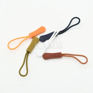 Zipper Pulls Cord Rope Ends Lock Zip Clip Buckle For Clothing/Bags - Picture 1 of 6