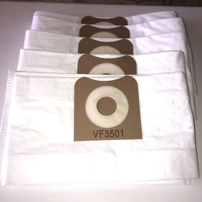 VF3501 Filter Bags Compatible with Ridgid 3–4.5 Gallon Vacuum Tear-Resistant 5PK - Image 1 of 4