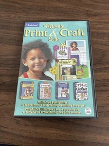 Ultimate Print & Craft Suite Broderbund Cd Olis Printmaster Gold 16 Fr & English - Picture 1 of 4