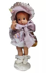 Effanbee Patsy Doll Lavender Dress and Hat 12" tall - Picture 1 of 5