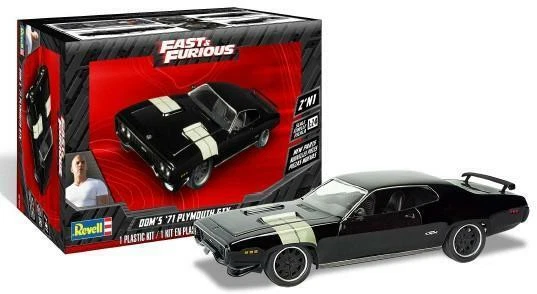 Fast & Furious Dom's 71 Plymouth GTX 1:24 Plastic Model Kit MONOGRAM - Immagine 1 di 1