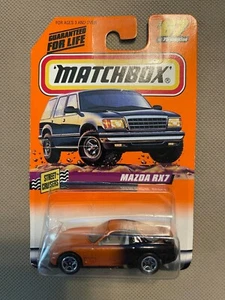 Mattel Matchbox Cars Mazda RX7 1993 Orange & Black Ombre NEW (C34) - Picture 1 of 7