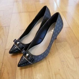DKNY Charol Moño Monograma Zapatillas 8.5 9 9.5 - Imagen 1 de 7