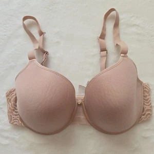 CHANTELLE 34DD Reggiseno 13B6 C Jolie Comfort Convertibile Ferretto T-Shirt Nudo Rosa - Foto 1 di 5