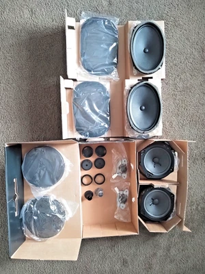 Altavoces de puerta interior delanteros traseros originales Nissan Xterra Stock 2000-2004 Foto 1 de 4