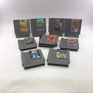 Nintendo Entertainment System Collezione di 9 Giochi Nintendo NES Giochi - Foto 1 di 22