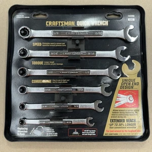 NOS Craftsman USA 6 Pc Set Quick Wrenches SAE 42356, 5/16"- 5/8" - Picture 1 of 6