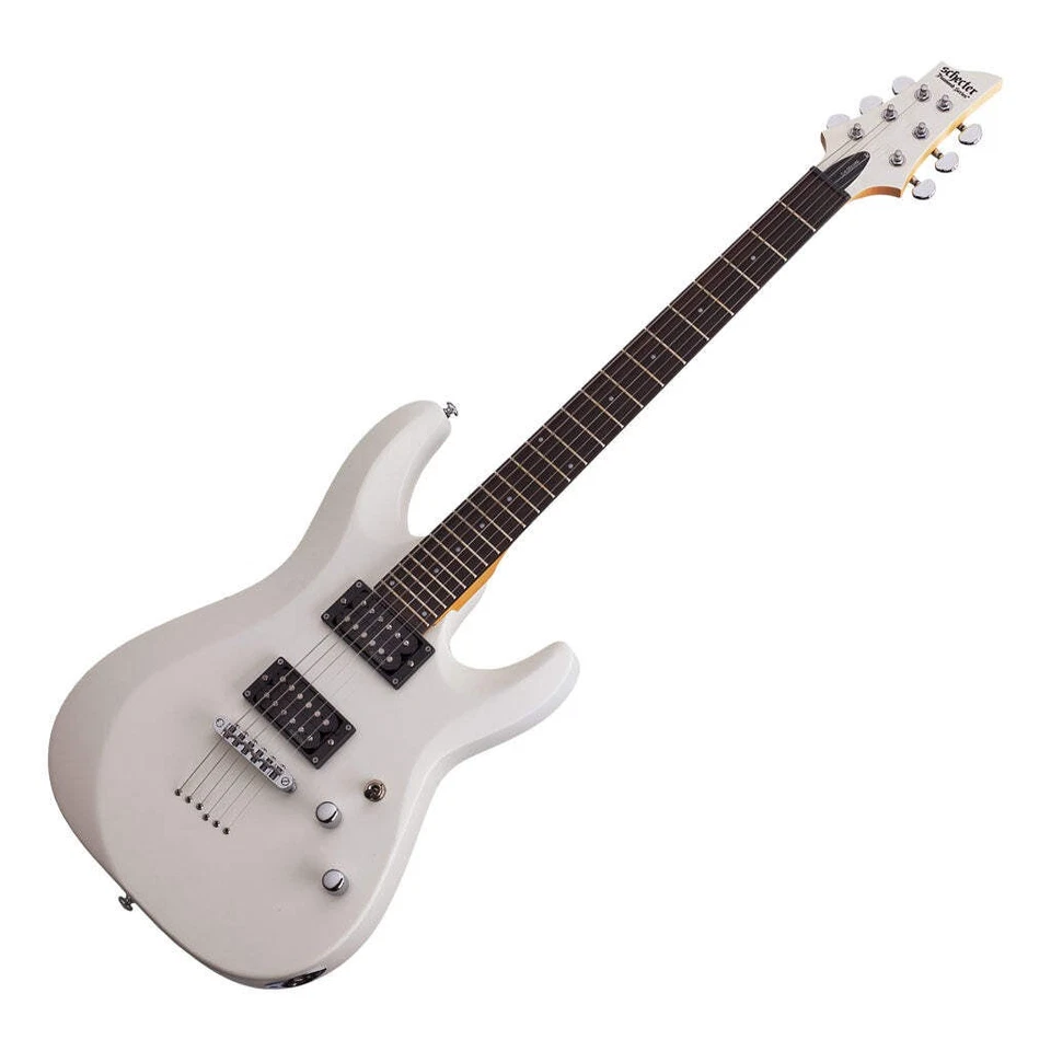 Schecter 432 C-6 Deluxe Electric Guitar Satin White