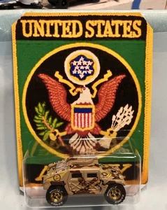 "Custom Made" Hot Wheels Hummer U.S. Army Real Riders added!! Humvee - Picture 1 of 10