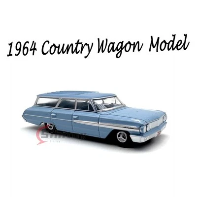 Ford Country Wagon 1964 escala 1:87 azul - deportivo vintage diecast coleccionable Foto 1 de 4