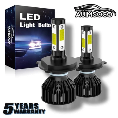 For Suzuki Aerio 2002-2004 2x 10000LM 9003/H4 Led Headlight 6000K Combo Kit A++ - Image 1 of 4