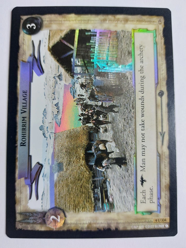 LOTR TCG Two Towers ROHIRRIM VILLAGE 4U334 FOIL LP - Image 1 of 1