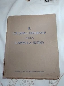 Vaticano Il Giudizio Universale Della Cappella Sistina 1936 - Foto 1 di 7