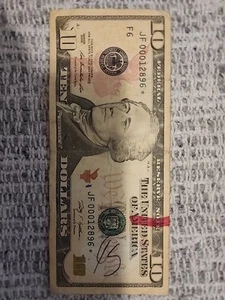 2009 $10 Star Note Low Serial  Number  - Picture 1 of 1