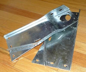 Bulkhead Brackets Galvanized 1954-58 S1 Land Rover Series One 86 88 107 SWB LWB - Picture 1 of 1