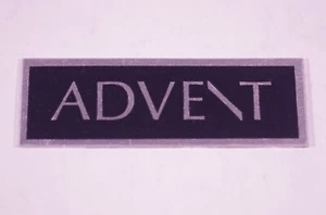Vintage Advent Speaker Nameplate Very Good Condition Use For One That's Missing - Picture 1 of 5