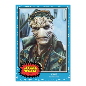 ➠ Topps Star Wars Living Set #451 Vane - The Mandalorian - Imagen 1 de 2