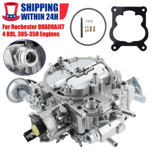 Carburetor For ROCHESTER QUADRAJET 4 BBL 305-350 engines 650 CFM Electric Choke/ - Picture 1 of 13
