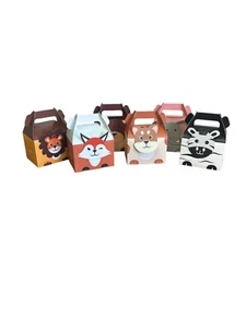 24 TIERPARTYTÜTEN, KINDERBEUTE GESCHENKBOXEN, PICKNICKBOXEN, ESSEN, GESCHENKBOX, KORB - Bild 1 von 7