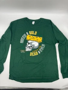 "Camisa de manga larga ""Green & Gold Until I'm Dead & Gold"" GB Packers *TOTALMENTE NUEVA*" - Imagen 1 de 2
