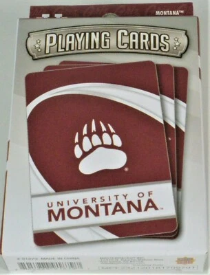 University of Montana Playing Cards Deck of 52 Cards   - Image 1 of 3