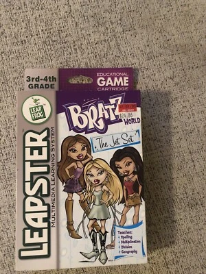 Leap Frog Leapster Learning System Bratz World The Jet Set Game Cartridge NEW ! - Image 1 of 4