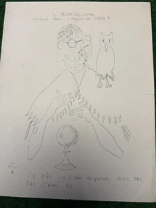 dessin satyrique  de gaule   sur l Algérie  1962  N° 116 - Foto 1 di 3